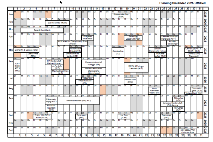 2025 Planungskalender - VDS